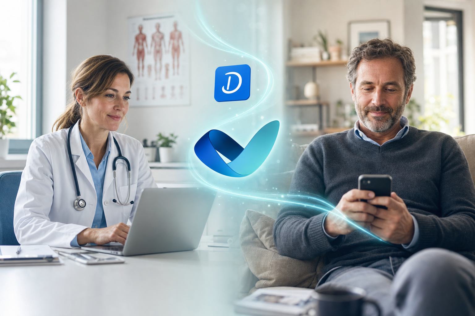 MedForm relie le cabinet au patient en un clic